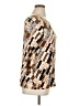 Ruby Rd. Animal Print Brown 3/4 Sleeve Blouse Size XL - photo 4