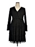 MICHAEL Michael Kors 100% Polyester Black Casual Dress Size XL - photo 1