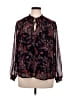NANETTE Nanette Lepore Black Long Sleeve Blouse Size XL - photo 1