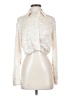 Le Superbe Ivory Long Sleeve Blouse Size 2 - photo 1
