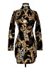 impulsive Print Black Cocktail Dress Size S - photo 1