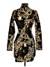 impulsive Print Black Cocktail Dress Size S - photo 2