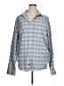 Assorted Brands Plaid Blue Long Sleeve Button-Down Shirt Size XL - photo 1