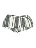 Workshop Republic Clothing Stripes Silver Shorts Size M - photo 1