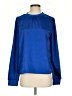 S'edge 100% Polyester Blue Long Sleeve Blouse Size S - photo 1