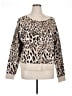A New Day Animal Print Tan Pullover Sweater Size 1X - photo 1