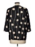 NORACORA Polka Dots Black 3/4 Sleeve Blouse Size L - photo 2