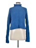 American Eagle Outfitters 100% Polyester Blue Turtleneck Sweater Size M - photo 1