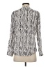Soft Joie Animal Print Silver Long Sleeve Blouse Size S - photo 2
