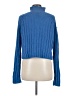 American Eagle Outfitters 100% Polyester Blue Turtleneck Sweater Size M - photo 2