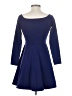 Express Solid Blue Cocktail Dress Size S - photo 2