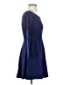 Express Solid Blue Cocktail Dress Size S - photo 4