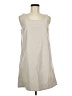 Pilcro 100% Polyester Solid Ivory Casual Dress Size 6 - photo 1