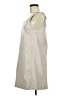 Pilcro 100% Polyester Solid Ivory Casual Dress Size 6 - photo 5