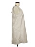 Pilcro 100% Polyester Solid Ivory Casual Dress Size 6 - photo 4