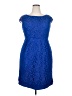 J.Crew Floral Blue Cocktail Dress Size 18 - photo 1
