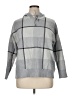 RACHEL Rachel Roy Plaid Gray Pullover Sweater Size 1X - photo 1