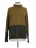 Tahari Color Block Green Turtleneck Sweater Size L - photo 1