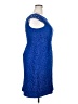 J.Crew Floral Blue Cocktail Dress Size 18 - photo 4