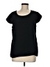 Versona 100% Polyester Black Short Sleeve Top Size M - photo 1