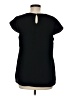 Versona 100% Polyester Black Short Sleeve Top Size M - photo 2
