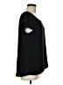 Versona 100% Polyester Black Short Sleeve Top Size M - photo 4
