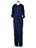 Madewell 100% Cotton Solid Blue Jumpsuit Size 0 - photo 1