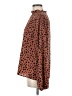 Shein 100% Polyester Polka Dots Brown Long Sleeve Blouse Size 8 - 10 - photo 5