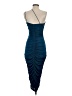 Unbranded Solid Blue Cocktail Dress Size S - photo 2