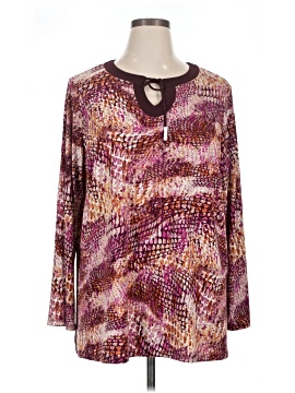 Susan Graver Long Sleeve Blouse