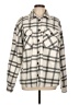 Thread & Supply 100% Polyester Plaid Ivory Jacket Size L - photo 1