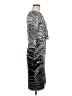 Alexa B Graphic Silver Cocktail Dress Size 8 - photo 4