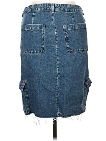 Divided by H&M Denim Skirt (view 2)