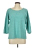 J.Crew 100% Cotton Teal Pullover Sweater Size L - photo 1
