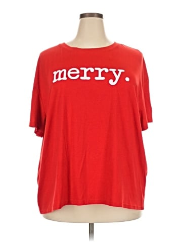 Shein Curve Short Sleeve T-Shirt (view 1)