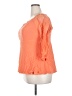 Torrid 100% Rayon Orange 3/4 Sleeve Blouse Size 2X Plus (2) - photo 5