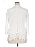 Solitaire 100% Rayon Ivory 3/4 Sleeve Blouse Size XL - photo 2