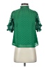 Sugarlips 100% Polyester Green Short Sleeve Blouse Size XS - photo 1