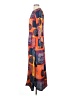 Unbranded 100% Polyester Orange Casual Dress Size S - photo 5