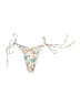 Unbranded Floral White Swimsuit Bottoms Size XXS (estimated) - photo 1