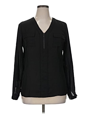 My Michelle Long Sleeve Blouse (view 1)