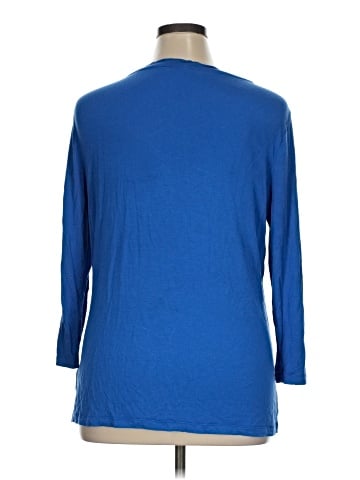Laura Ashley Long Sleeve Henley (view 2)