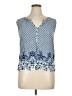Max Studio 100% Rayon Blue Sleeveless Blouse Size XL - photo 1