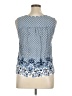 Max Studio 100% Rayon Blue Sleeveless Blouse Size XL - photo 2
