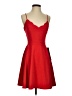 B. Smart Solid Red Cocktail Dress Size 3 - photo 1