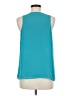 Vince Camuto 100% Polyester Teal Sleeveless Blouse Size M (petite) - photo 2