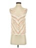 HD in Paris 100% Polyester Ivory Sleeveless Blouse Size 0 - photo 1