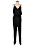 Lavender Brown Solid Black Jumpsuit Size S - photo 1