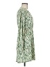 MNG 100% Polyester Paisley Green Casual Dress Size 6 - photo 4