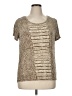 MICHAEL Michael Kors Tan Short Sleeve Blouse Size 1X - photo 1